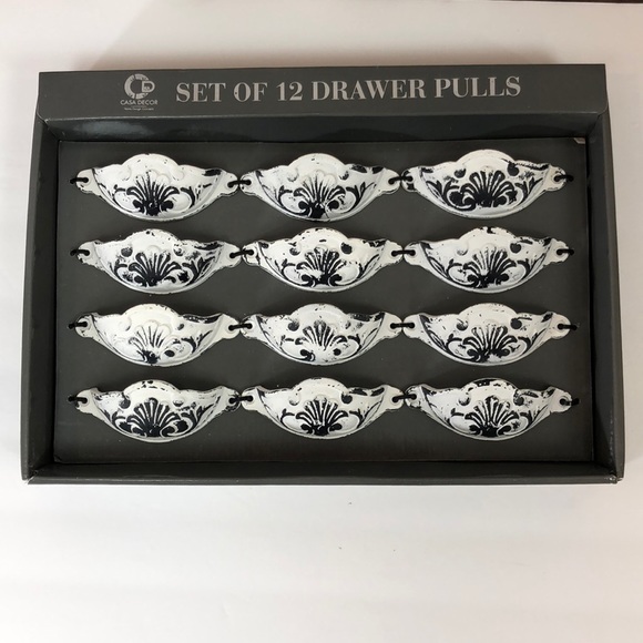 Set of 12 Shabby Chic Drawer Pulls
